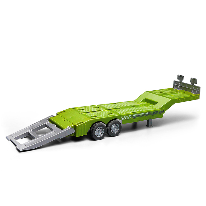 Машина YJ-132-12 "Военный автовоз" с танком  р/у 27 MHz, в коробке