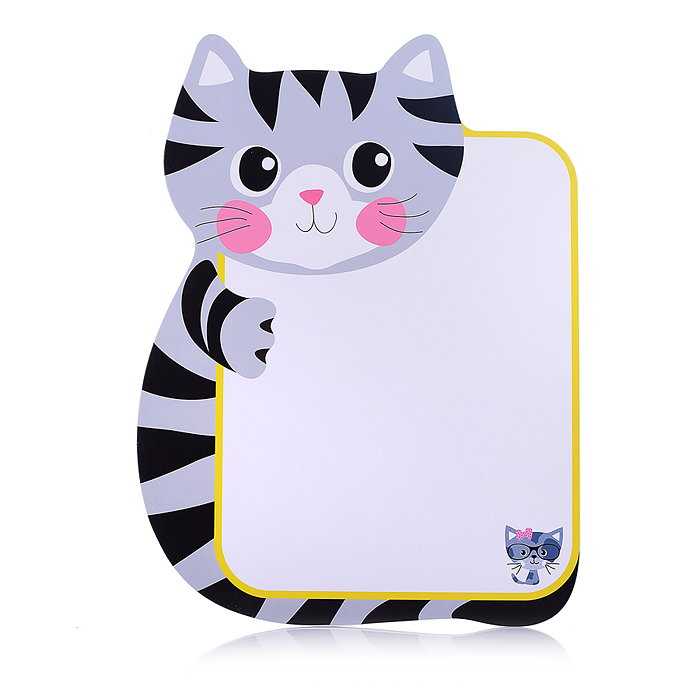 Доска для рисования JF-369-4 "Рисуй с котёнком" в пакете