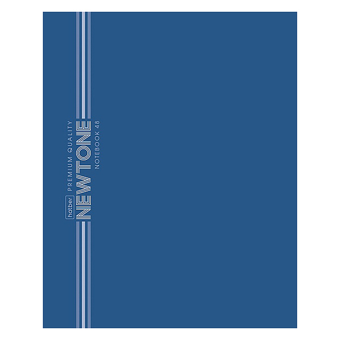 Тетрадь 48л. линия "Чернильное небо" 80г/кв.м Soft-touch на скобе Premium