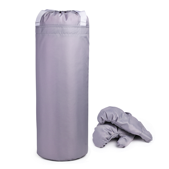 Набор детский игровой (перчатки, груша 70 см.) Оксфорд (серый)