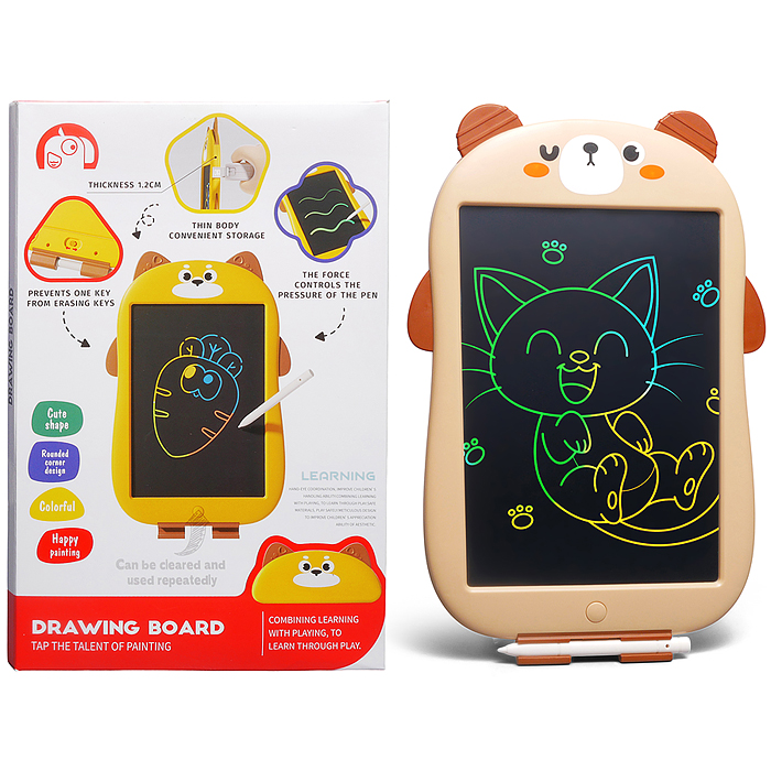 Доска для рисования 1688-127 "Мишка" в коробке