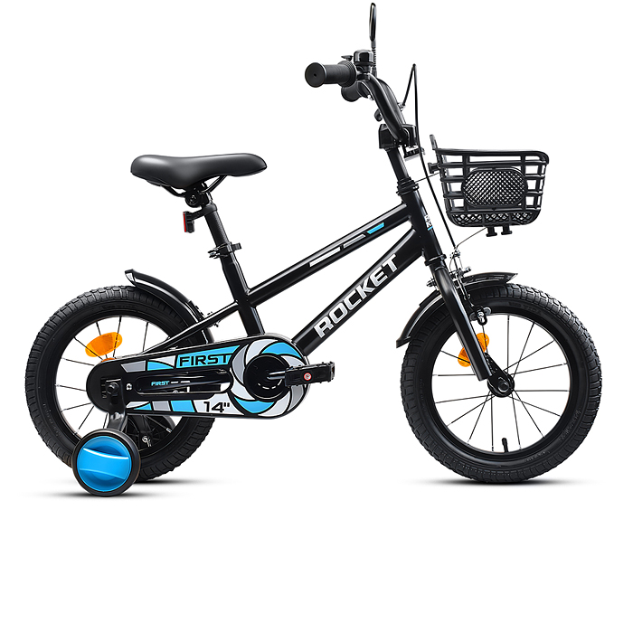 Велосипед 14" Rocket First, цвет черный