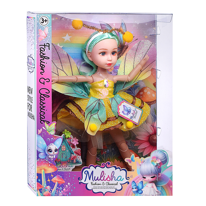 Кукла QJ198A "Элен" в костюме феи, в коробке