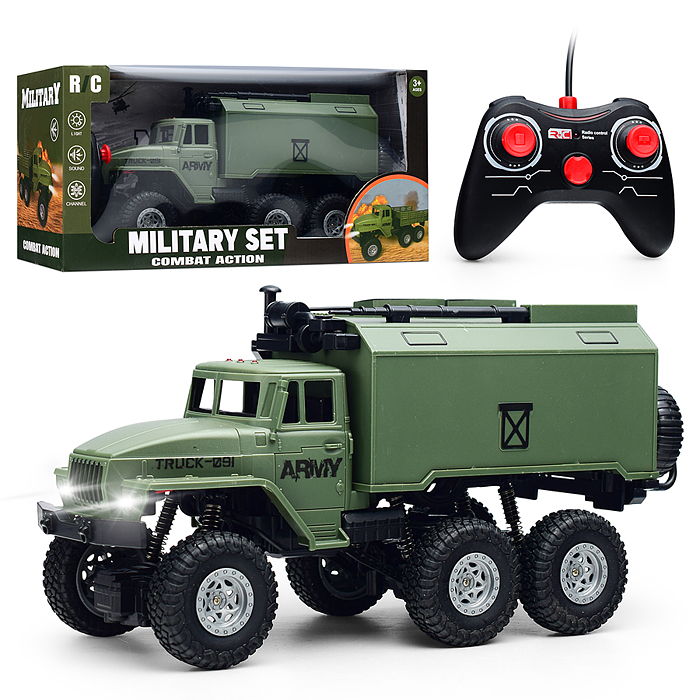 Машина 5014E-2 "Армия" р/у, 27 MHz , в коробке