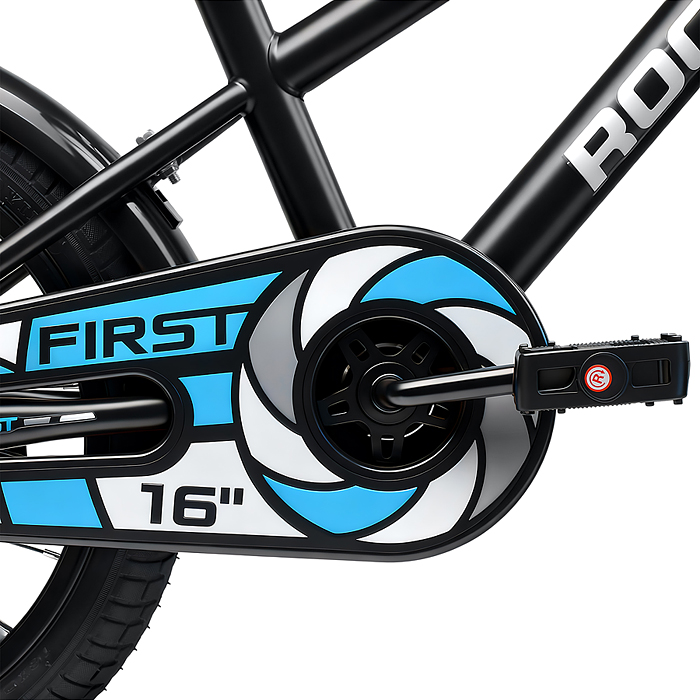 Велосипед 16" Rocket First, цвет черный