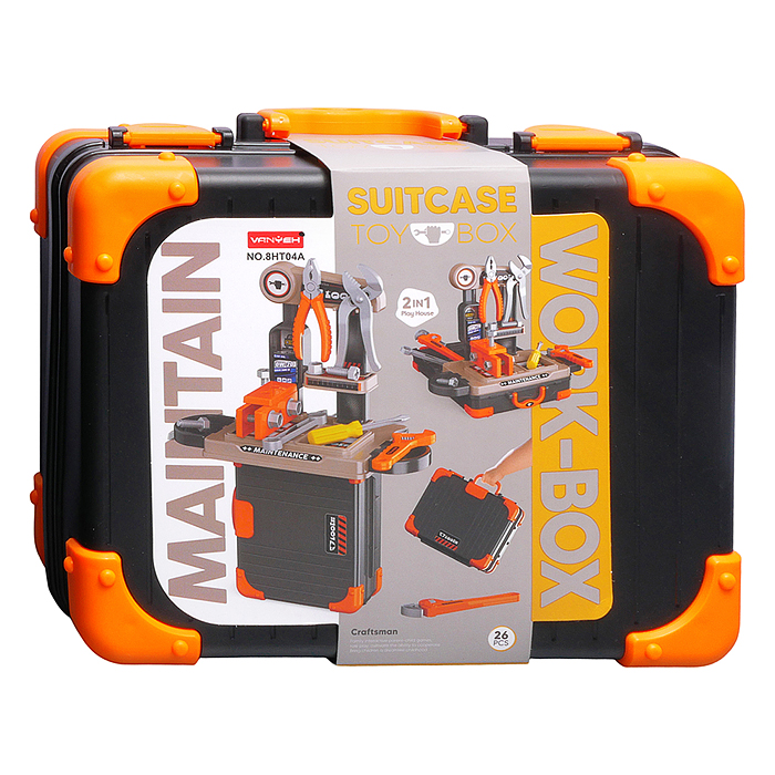 Набор инструментов 8HT04A "МастерЛюкс" в чемодане