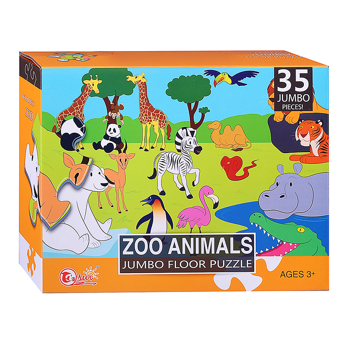 Пазл 88130 "Животные зоопарка" (35 дет.)