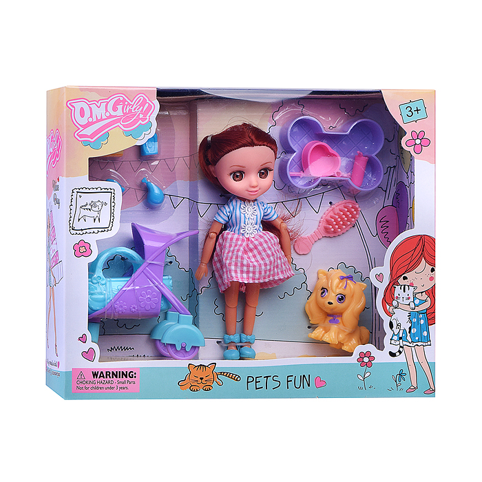 Кукла 58015 "Маленькая принцесса" с аксессуарами, в коробке