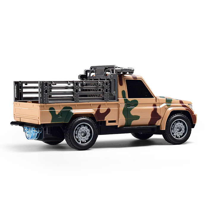 Машина 8911A-1 "Пикап-камуфляж" р/у, с дымом, 27 MHz, в коробке