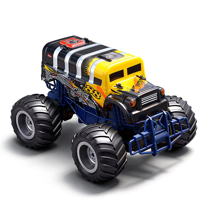 Машина SJ-236S "Монстр автобус" р/у, 27 MHz, в коробке