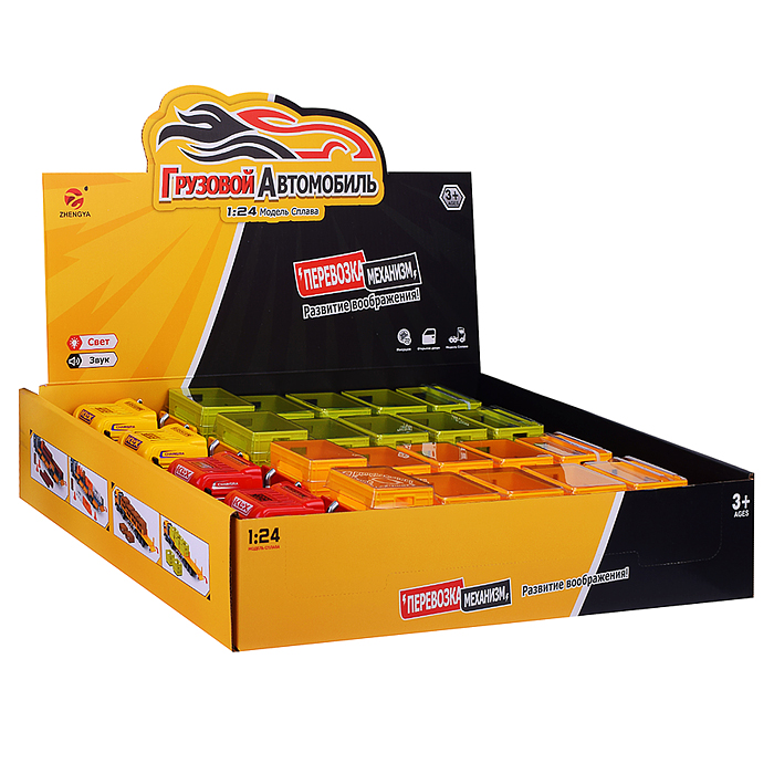 Машина 413104 "ЛогиТранс" 1:24, металл., в коробке