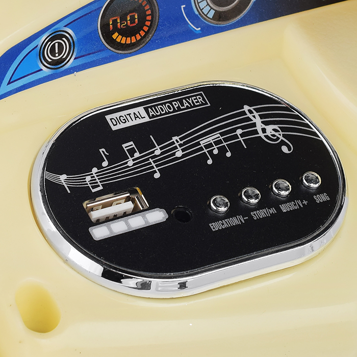 Детский электромобиль ROCKET,1 мотор 20 ВТ, белый