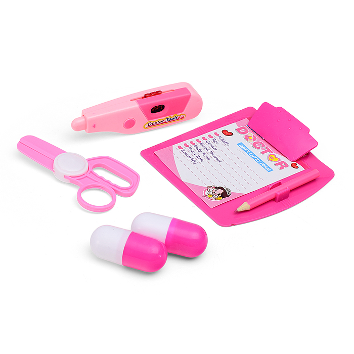 Набор доктора 893 "Терапевтический набор" в пакете (цвет розовый)