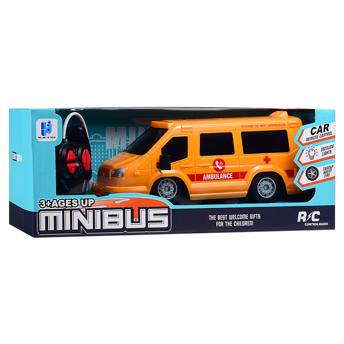 Машина 998-60Y "Ambulance" р/у, 27 MHz, в коробке