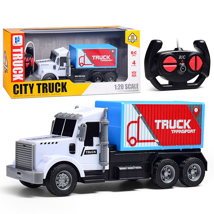 Машина 998-97Y "Контейнер" р/у, 27 MHz, в коробке