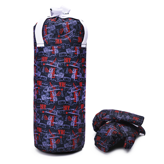 Набор детский игровой (перчатки, груша 60 см.) Оксфорд (путешествие)