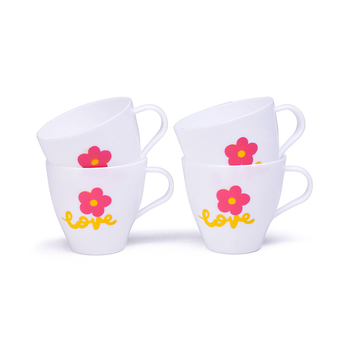 Набор посуды LY-4047 "Цветочек" в пакете