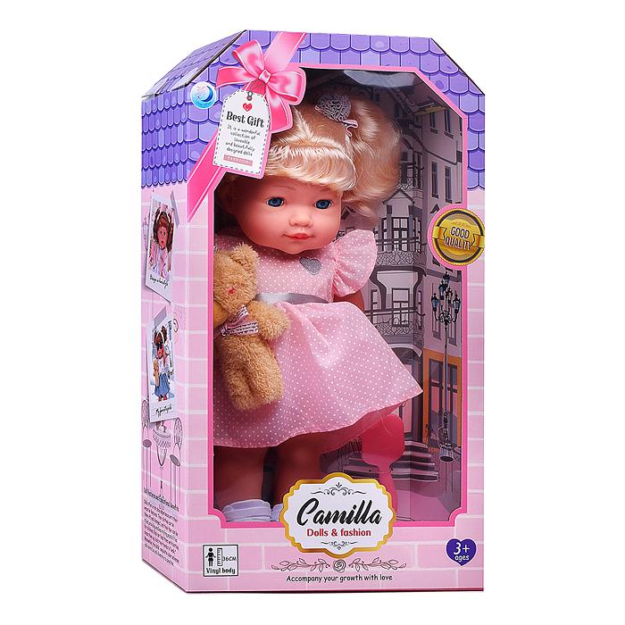 Кукла A929F "Иришка" с аксессуарами, в коробке