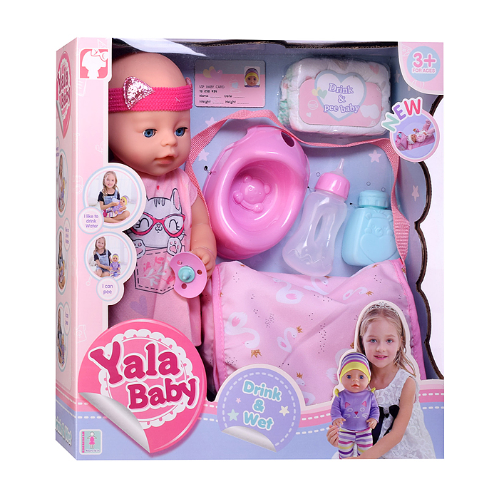 Пупс с аксессуарами YL2440H-G "Синтия" в коробке