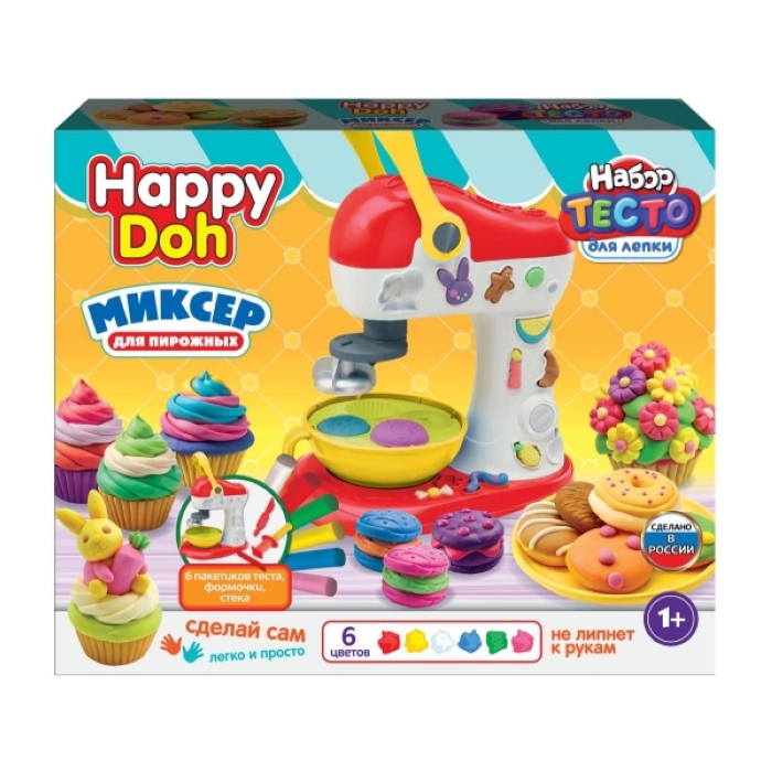 Набор с тестом для лепки "Миксер для пирожных" 33 см 