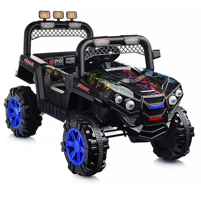 Детский электроквадроцикл ROCKET, 2 мотора по 20 Вт, черный