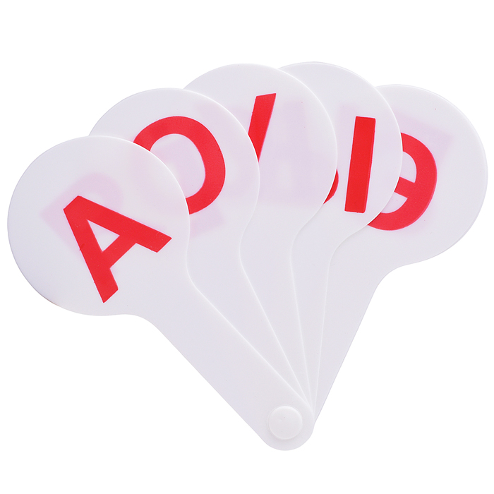 Веер-касса (гласные, согласные) Набор 2 шт., европодвес