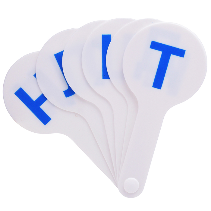 Веер-касса (гласные, согласные) Набор 2 шт., европодвес