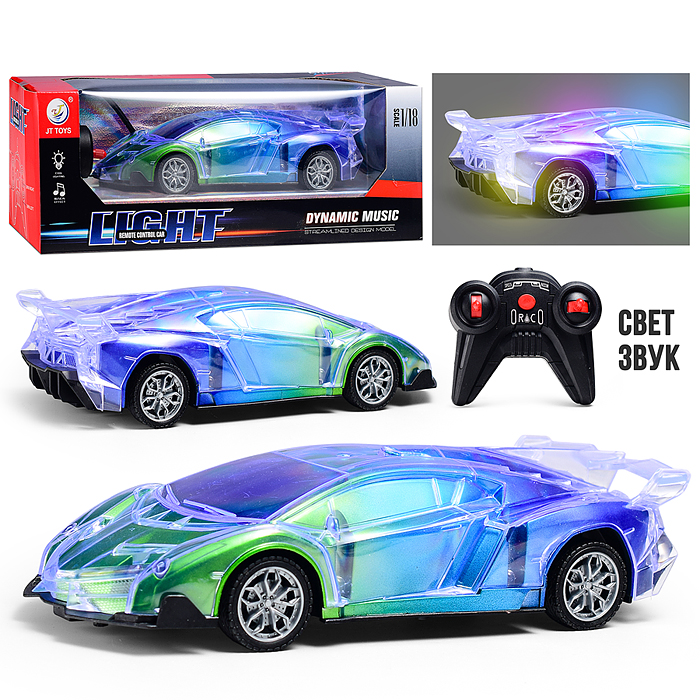 Машина JT722 "Мега скорость" р/у, 27 MHz, в коробке