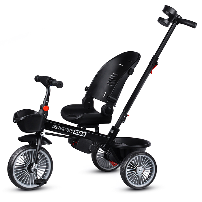 Велосипед MLX-510-BK 3-х колесный, черный