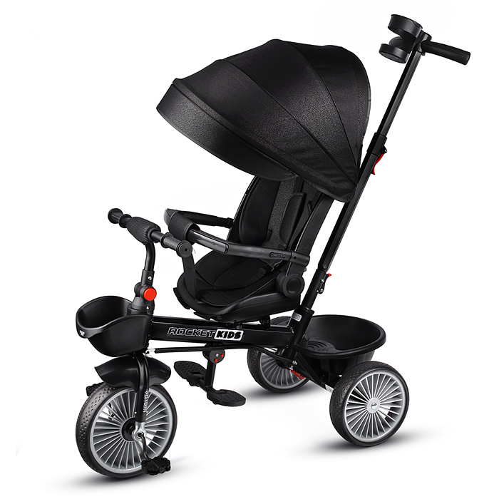 Велосипед MLX-510-BK 3-х колесный, черный