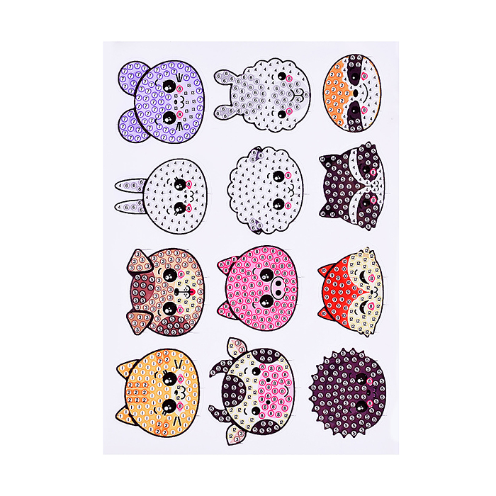 Мозаика алмазная A5503-16 "В мире животных" в коробке