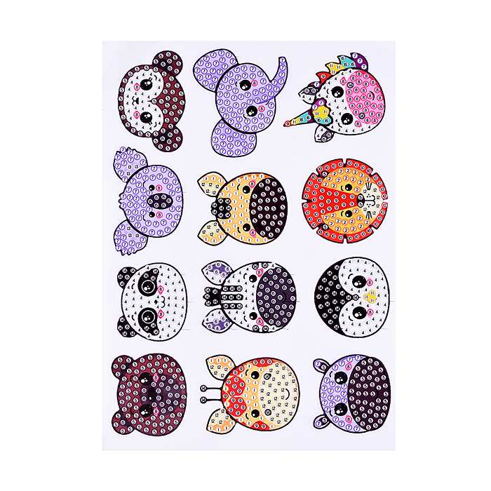 Мозаика алмазная A5503-16 "В мире животных" в коробке