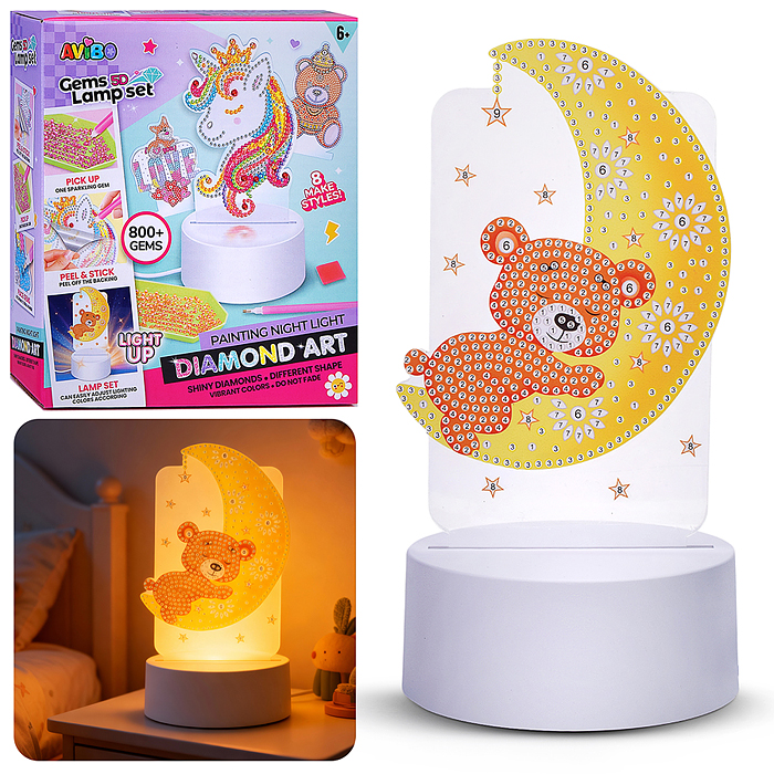 Набор творческая мастерская A5506G "Мишка на луне" в коробке