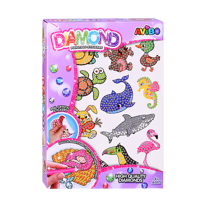 Мозаика алмазная A5503-13 "Животный мир" в коробке