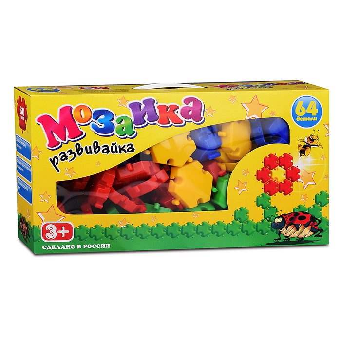 Мозаика-развивайка (64 дет.)
