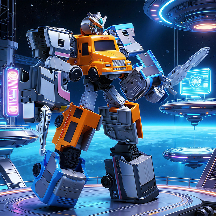 Робот FB200 "Автобус" трансформирующийся, в коробке