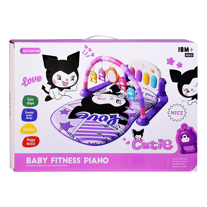 Коврик развивающий 1688-78 "Любимые зверята" в коробке