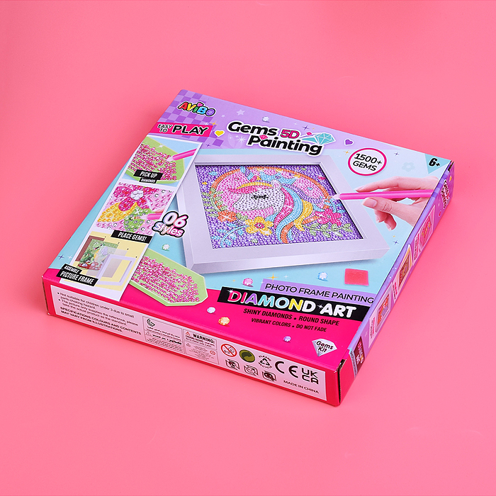 Мозаика алмазная A5501C "Лесная красавица" в коробке