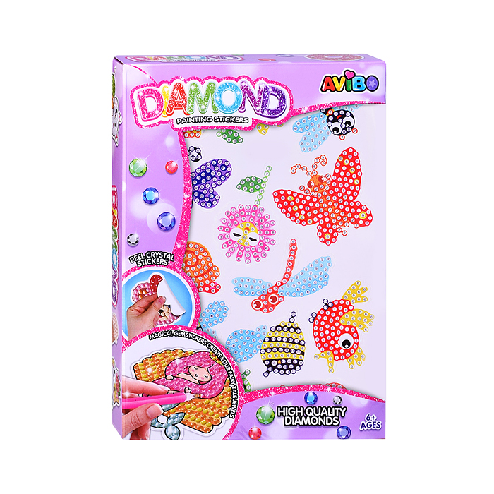 Мозаика алмазная A5503-24 "Насекомые" в коробке