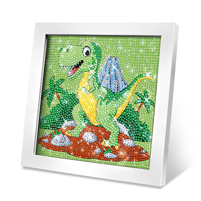 Мозаика алмазная A5501E "Динозаврик" в коробке
