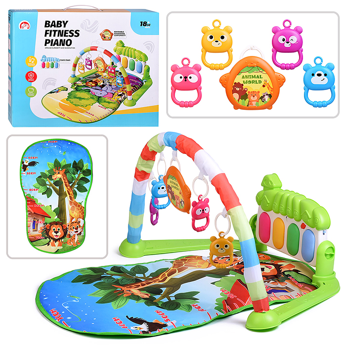 Коврик развивающий 1688-60 "Мир приключений" в коробке