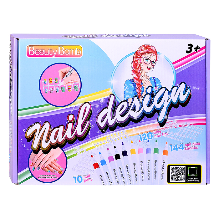 Набор стилиста ZG025 "Дизайнерский маникюр" в коробке