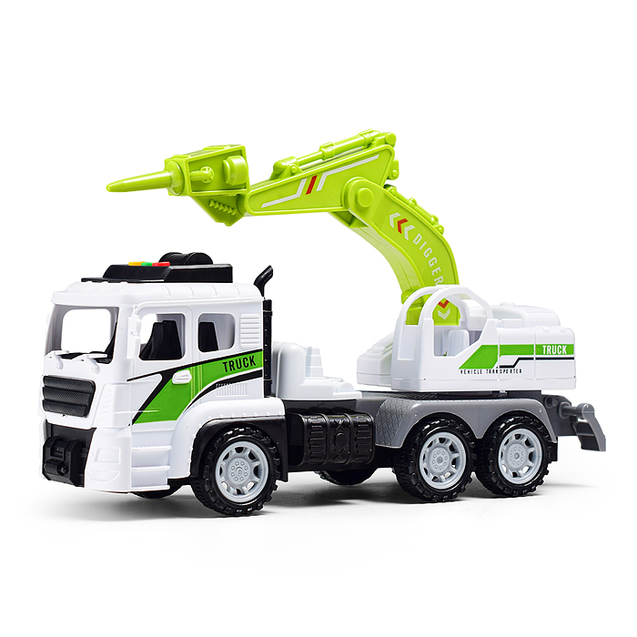 Машина 6630-E "СтройЛидер" (свет, звук) в коробке