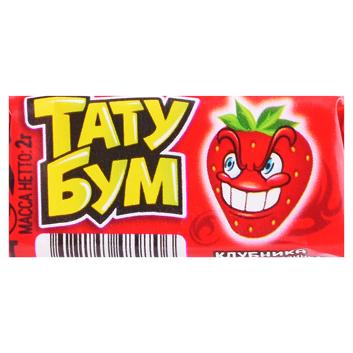 Жевательная резинка с татуировкой "Тату Бум" ассорти 2гр*200шт