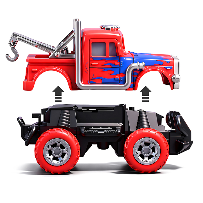 Машина BT0020-7 "Большой вездеход" р/у, 27 MHz, в коробке