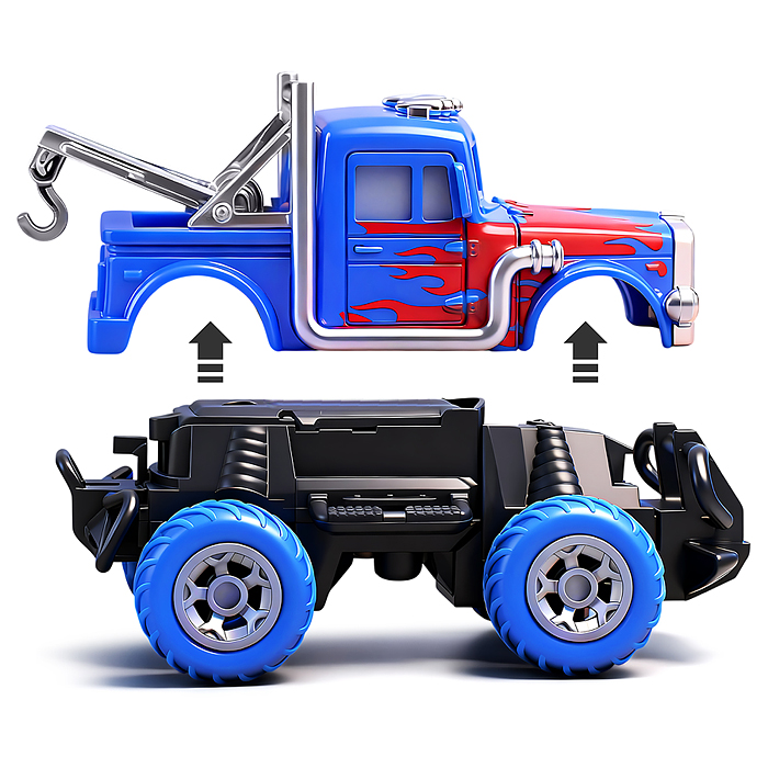 Машина BT0020-7 "Большой вездеход" р/у, 27 MHz, в коробке