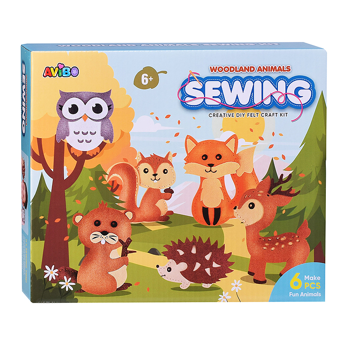 Набор творческая мастерская A2205 "Лесные жители" в коробке