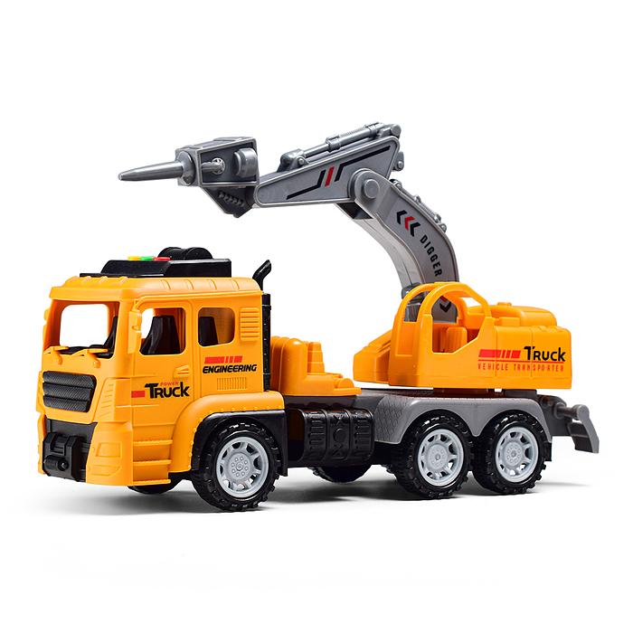 Машина 6630-E1 "СпецСтрой" (свет, звук) в коробке