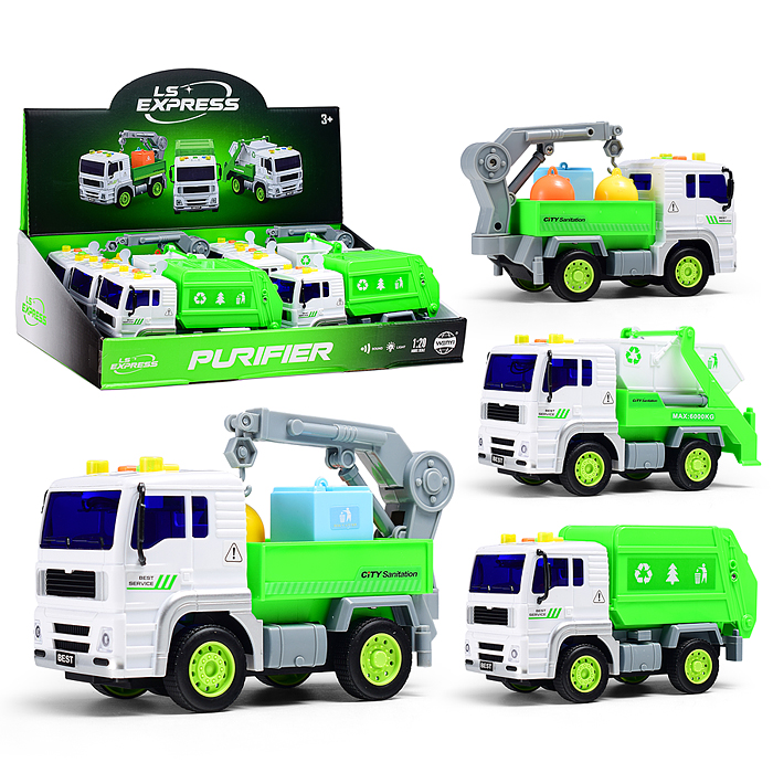 Машина WY520-6 "Чистый город" 1:20 (свет, звук) в коробке