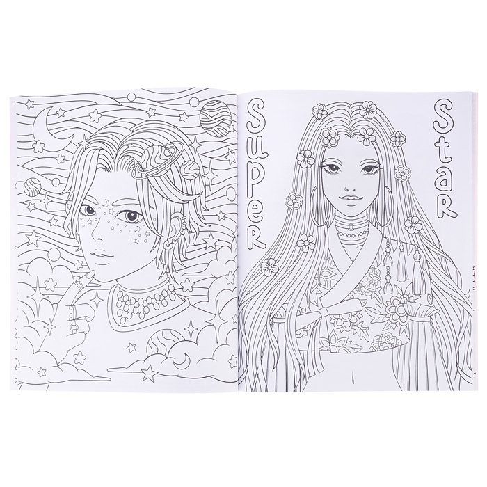 Раскраска аниме. К-РОР 